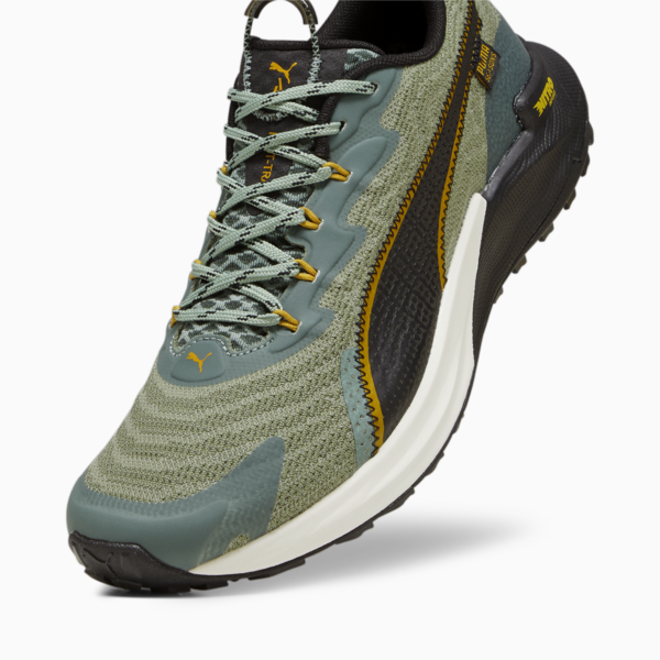 Fast-Trac NITRO 2 Men's Trail Running Shoes, Eucalyptus-Amber-Alpine Snow-PUMA Black, large-ZAF