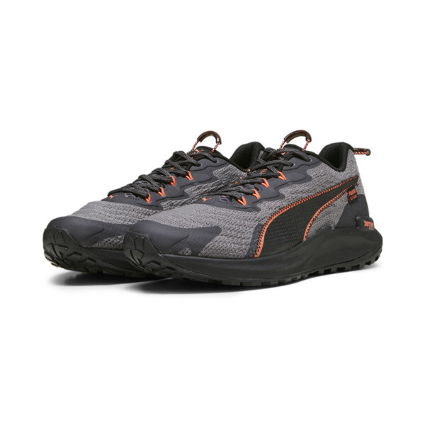 Fast-Trac NITRO 2 Men's Trail Running Shoes, Cool Dark Gray-Neon Sun, large-ZAF