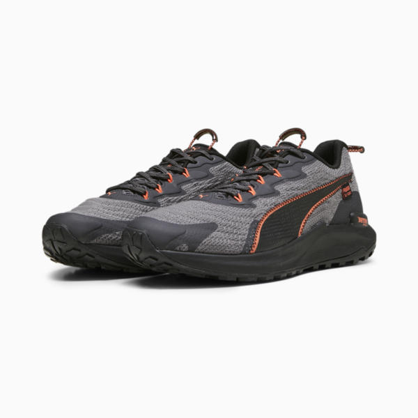 Fast-Trac NITRO 2 Men's Trail Running Shoes, Cool Dark Gray-Neon Sun, large-ZAF