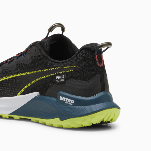 Zapatillas de trail running Fast-Trac NITRO 2 para hombre, PUMA Black-Lime Pow-Ocean Tropic, large-ARG