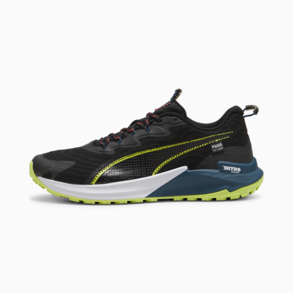 Zapatillas de trail running Fast-Trac NITRO 2 para hombre, PUMA Black-Lime Pow-Ocean Tropic, large-ARG