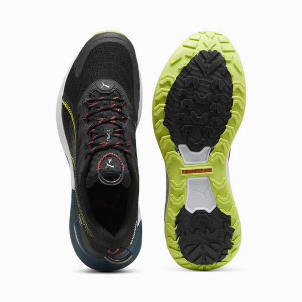 Zapatillas de trail running Fast-Trac NITRO 2 para hombre, PUMA Black-Lime Pow-Ocean Tropic, large-ARG
