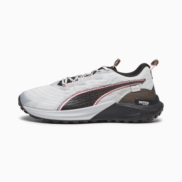 Zapatillas de trail running Fast-Trac NITRO 2 para mujer, Ash Gray-PUMA Black-Koral Ice, large-ARG