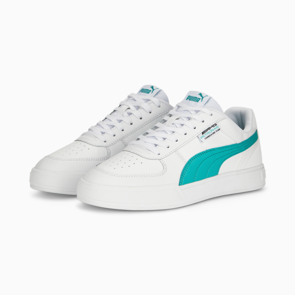 Mercedes-AMG Petronas Motorsport Caven Motorsport Shoes, PUMA White-Spectra Green, large-MEX