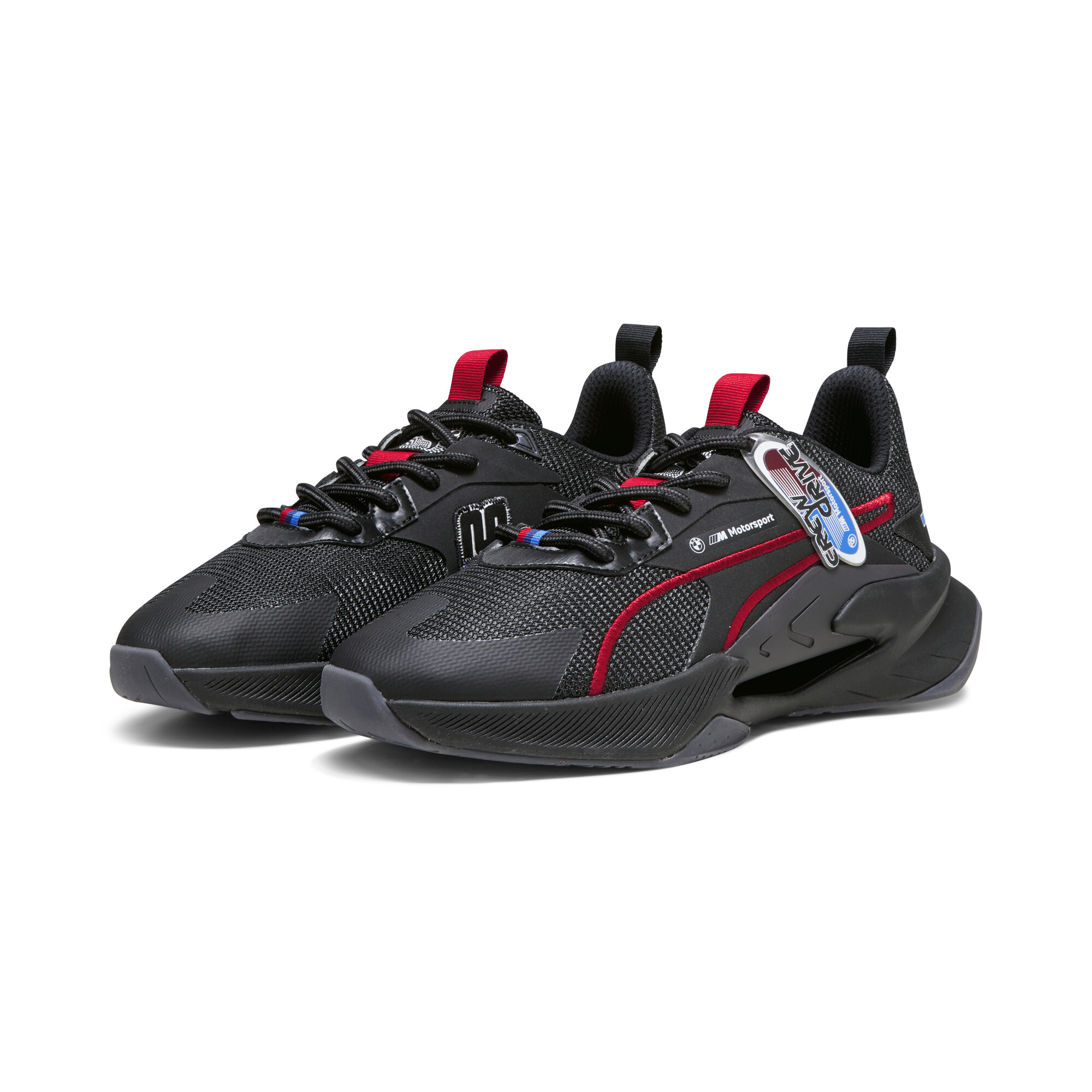 Men's PUMA BMW M Motorsport LGND Renegade Sneakers In Black, Size EU 42.5