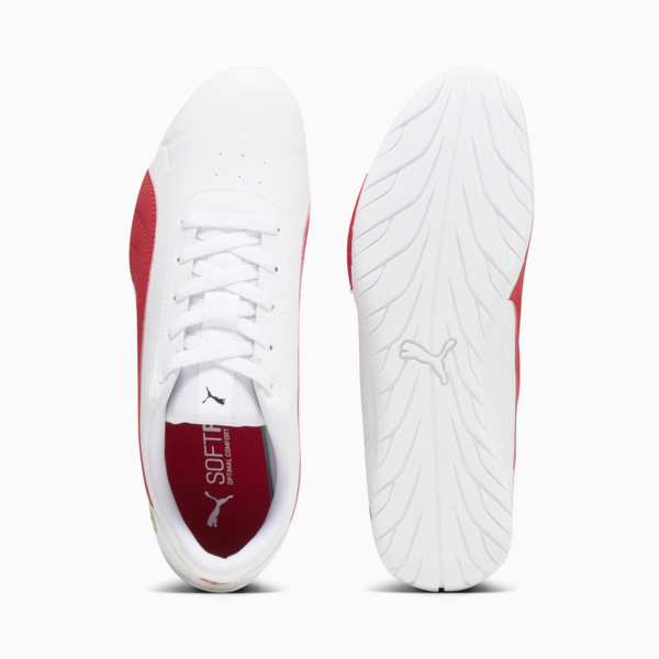 Scuderia Ferrari Neo Cat Driving Shoes, PUMA White-Rosso Corsa, large-ZAF