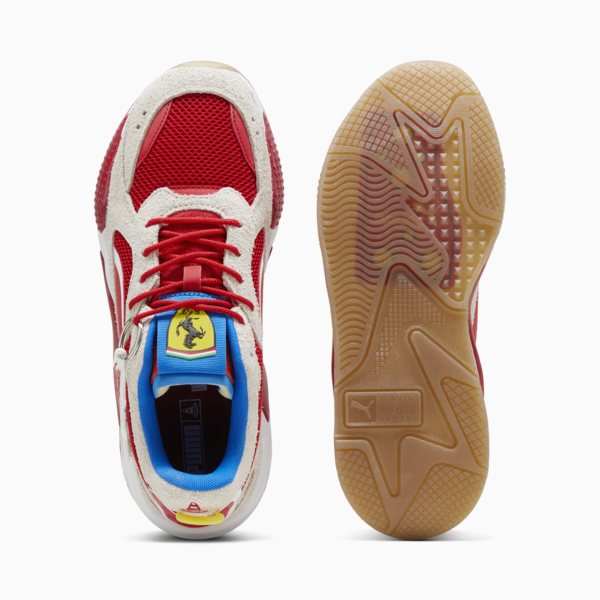 Scuderia Ferrari x Joshua Vides RS-X Sneakers, Rosso Corsa-Frosted Ivory, large-ZAF