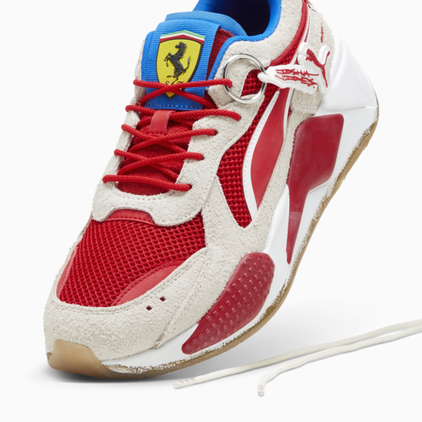 Scuderia Ferrari x Joshua Vides RS-X Sneakers, Rosso Corsa-Frosted Ivory, large-ZAF