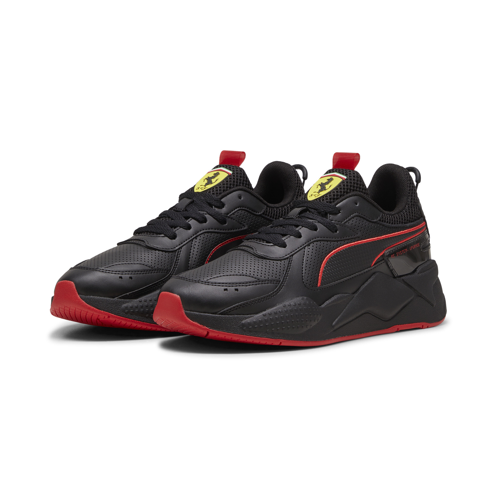 Kids' PUMA Scuderia Ferrari RS-X Sneakers In Red, Size EU 39