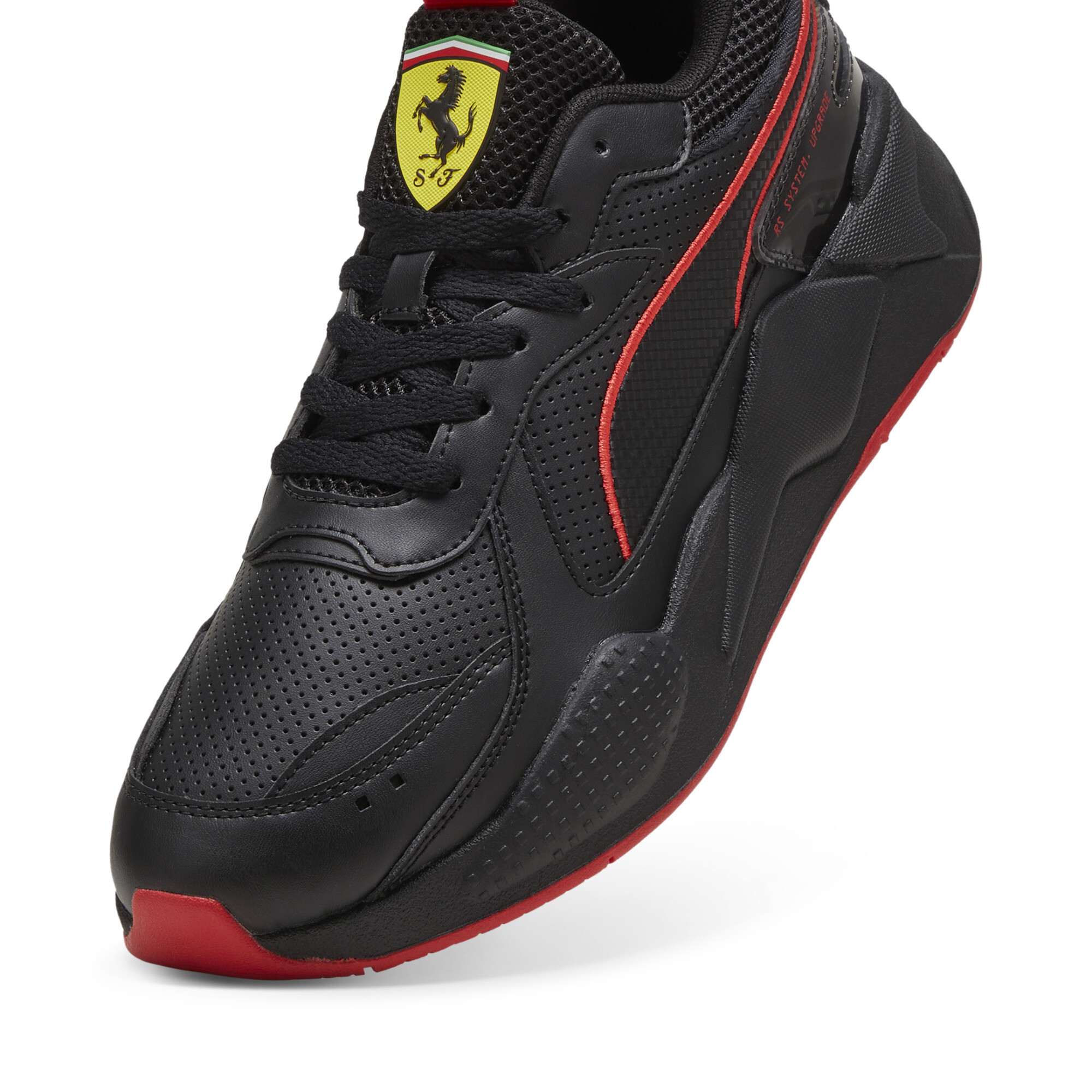 Kids' PUMA Scuderia Ferrari RS-X Sneakers In Red, Size EU 39