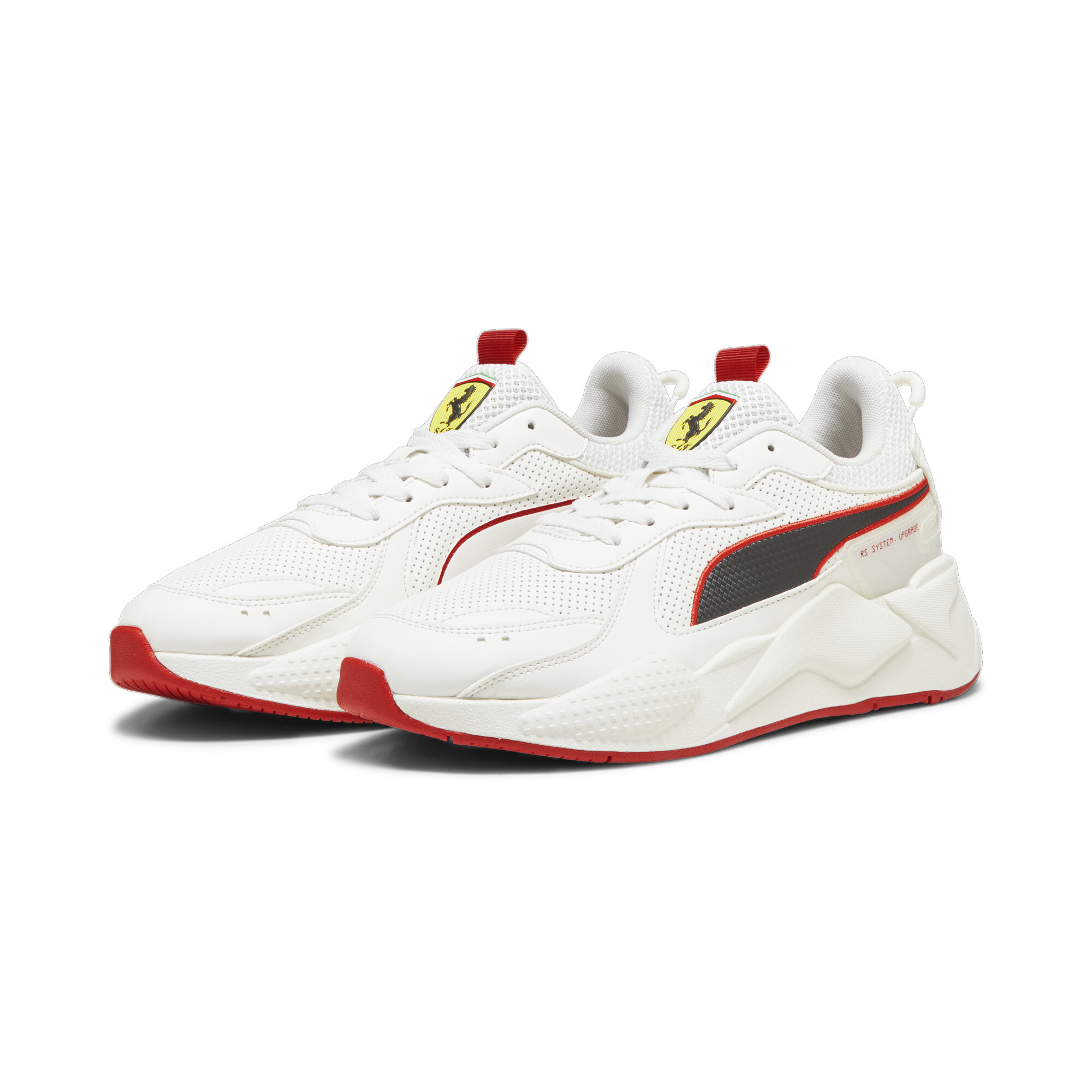 Men's Puma Scuderia Ferrari RS-X Sneakers, White, Size 38.5, Shoes