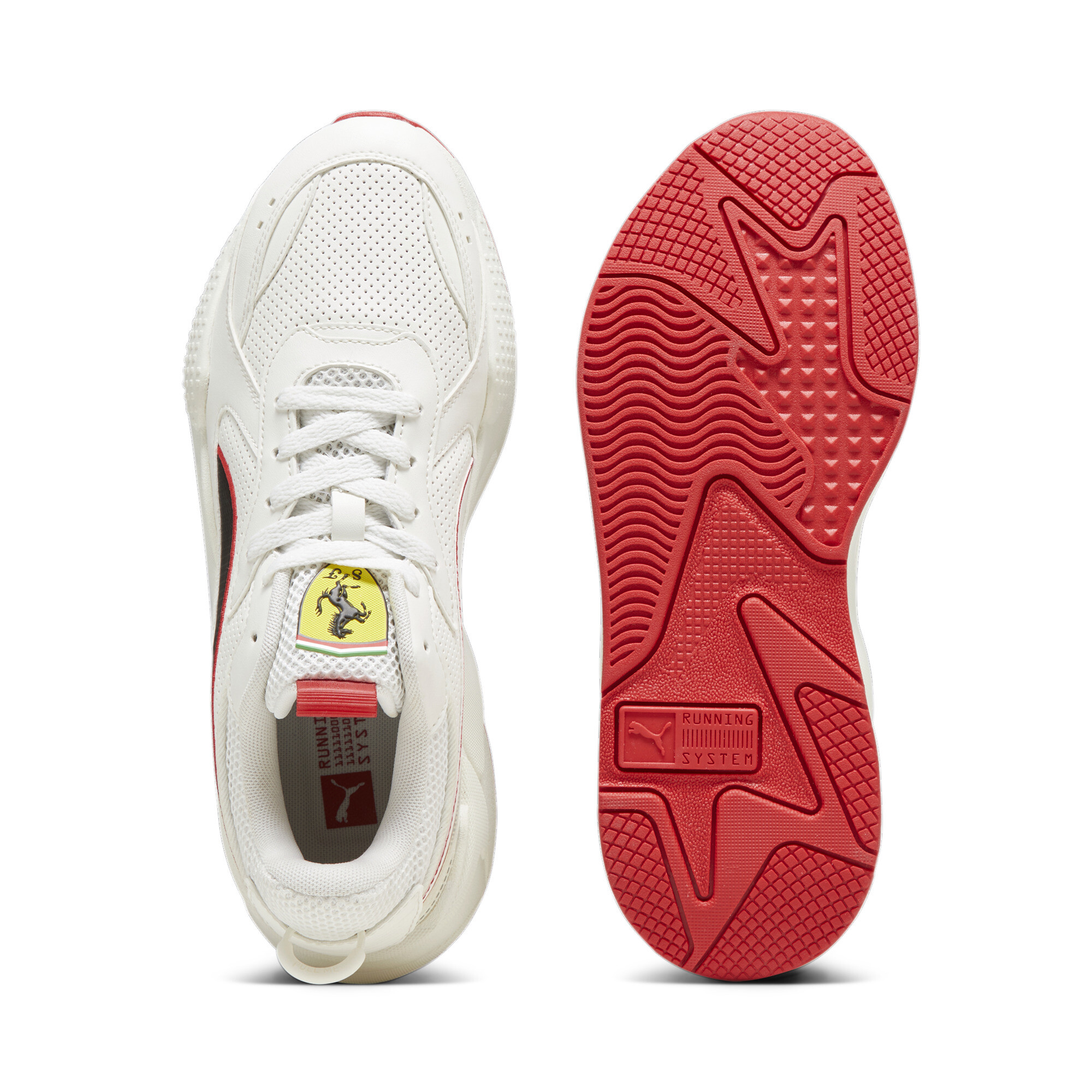 Men's Puma Scuderia Ferrari RS-X Sneakers, White, Size 38.5, Shoes