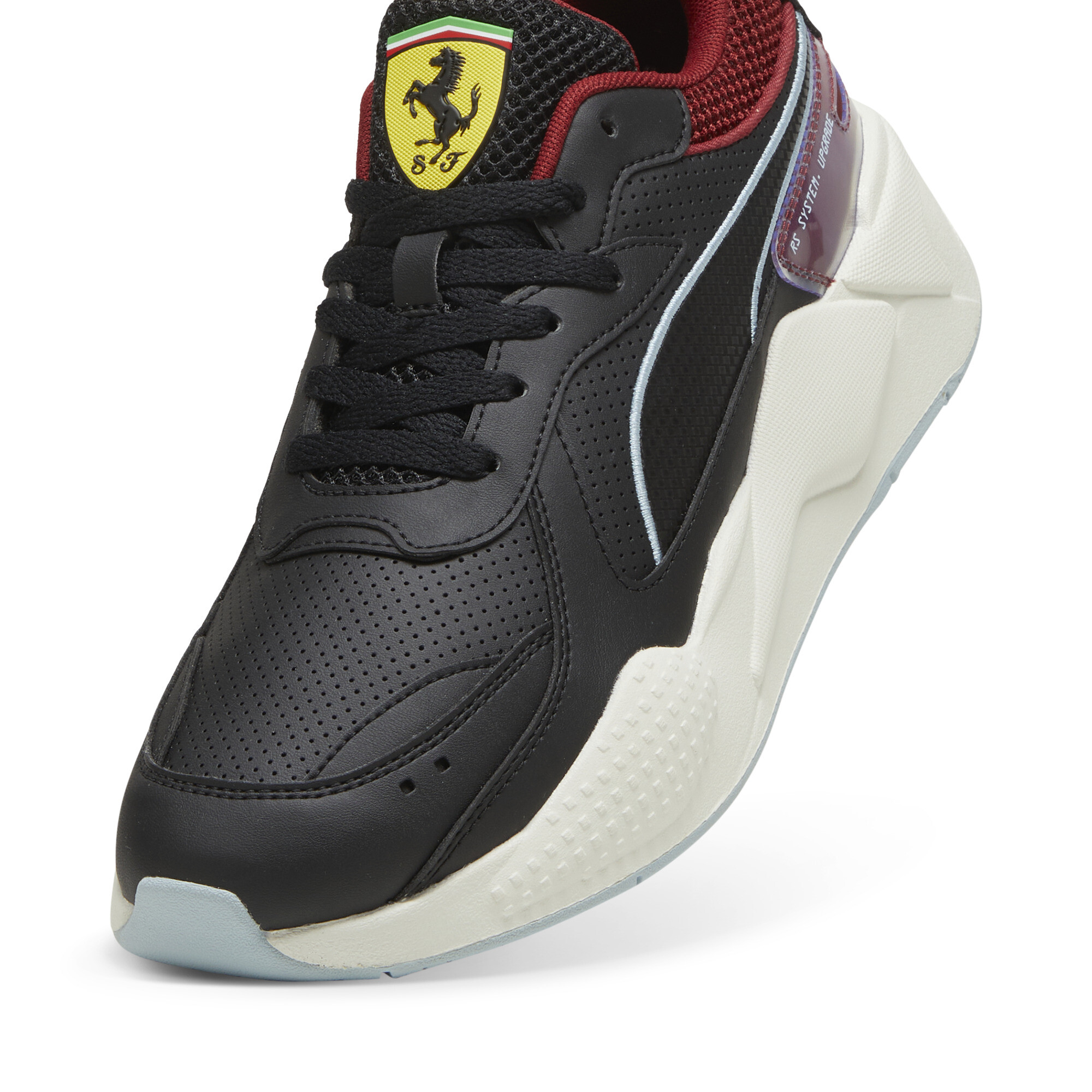 Kids' PUMA Scuderia Ferrari RS-X Sneakers In Red, Size EU 42.5