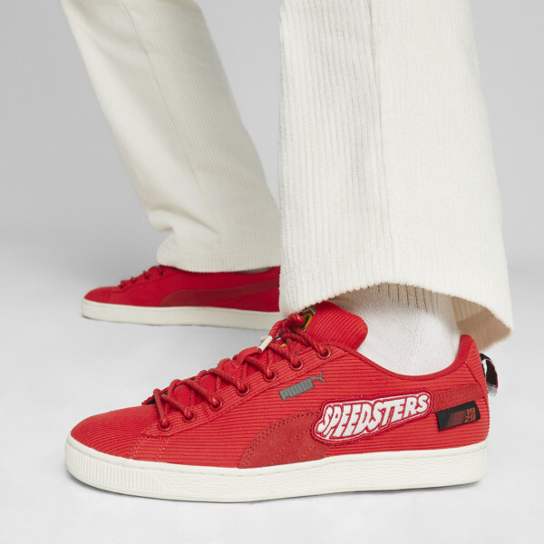 Puma clyde shoes red sale