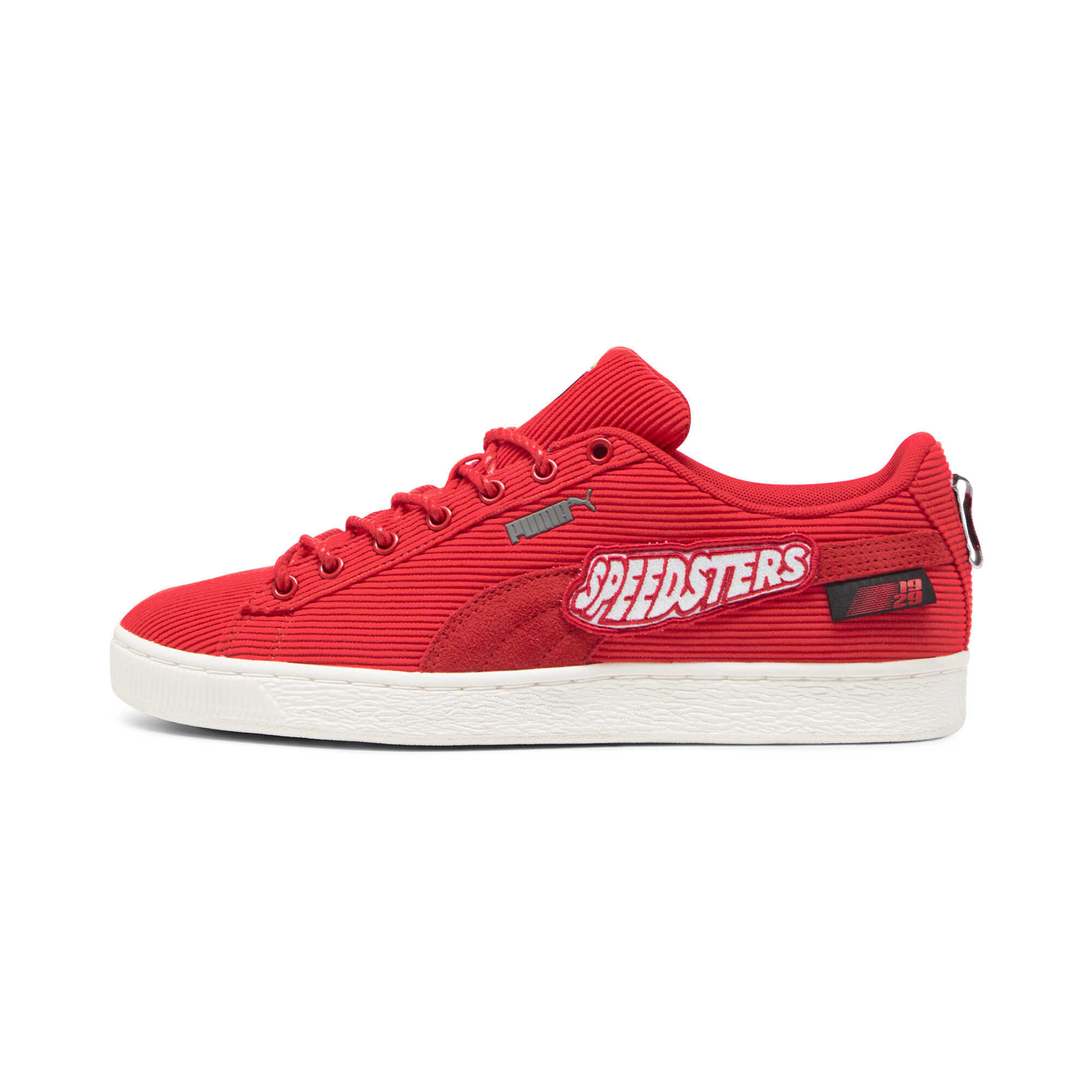 Men's PUMA Scuderia Ferrari Clyde Sneakers In Red, Size EU 45