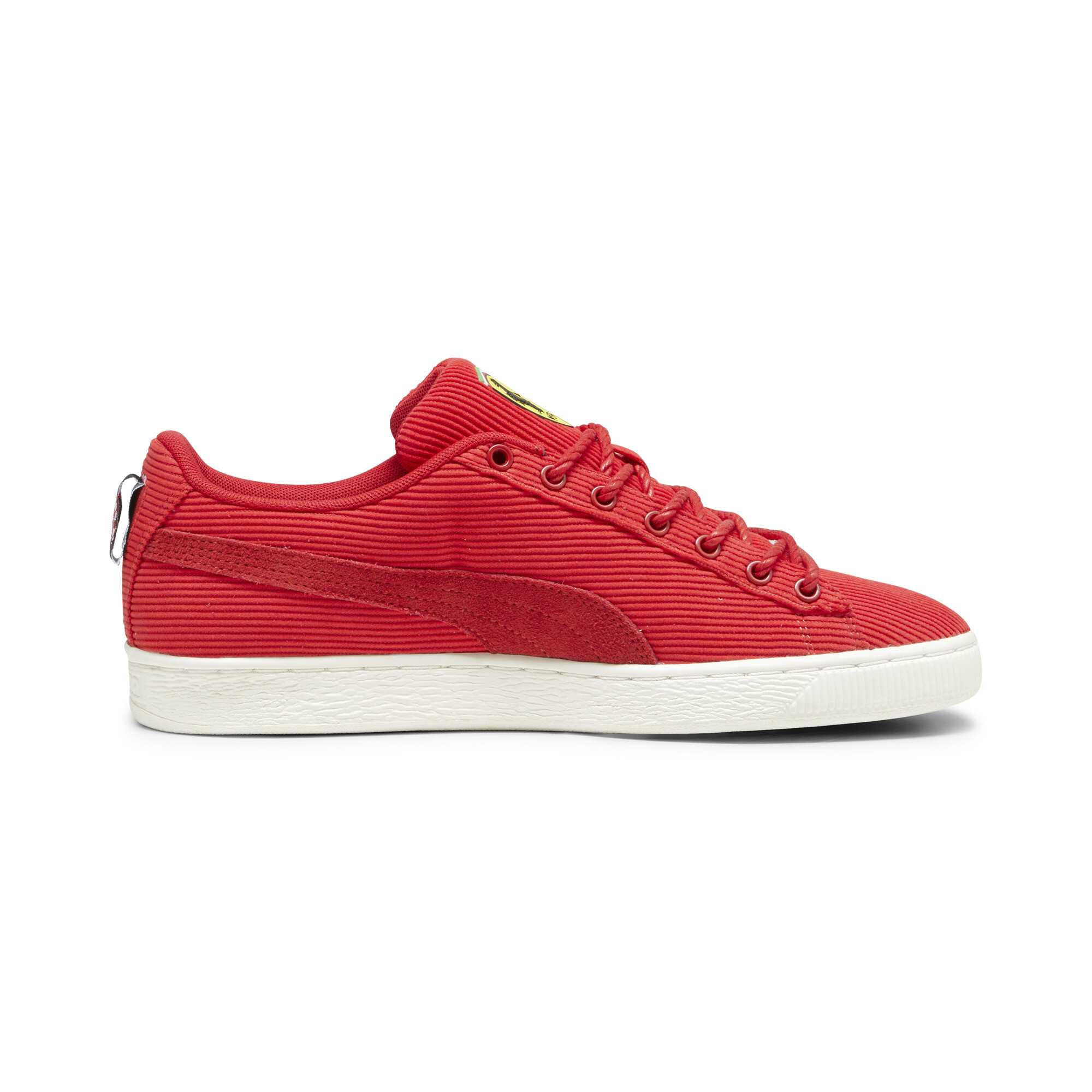 Men's PUMA Scuderia Ferrari Clyde Sneakers In Red, Size EU 45