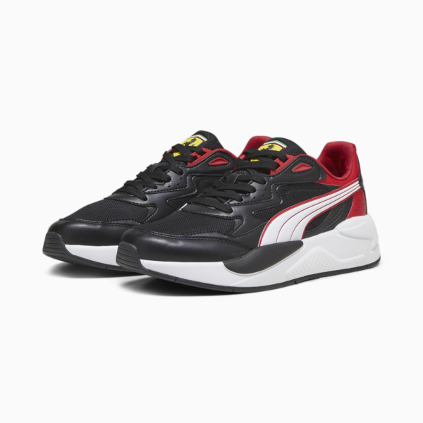 Scuderia Ferrari X-Ray Speed Driving Shoes, PUMA Black-PUMA White, large-ZAF