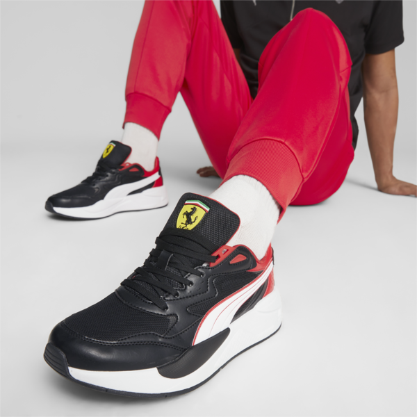 Scuderia Ferrari X-Ray Speed Driving Shoes, PUMA Black-PUMA White, large-ZAF