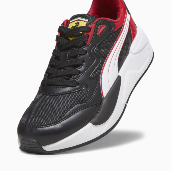 Scuderia Ferrari X-Ray Speed Driving Shoes, PUMA Black-PUMA White, large-ZAF