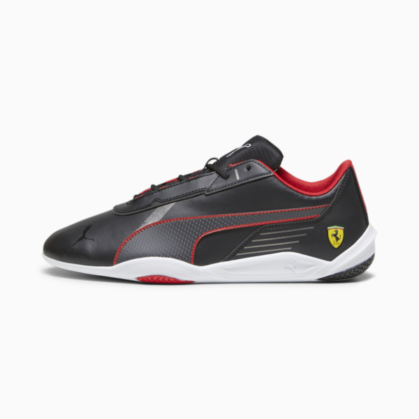 Scuderia Ferrari R-Cat Machina Driving Shoes, PUMA Black-PUMA White, large-ZAF