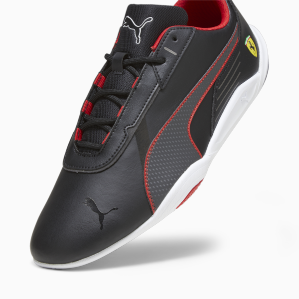 Scuderia Ferrari R-Cat Machina Driving Shoes, PUMA Black-PUMA White, large-ZAF