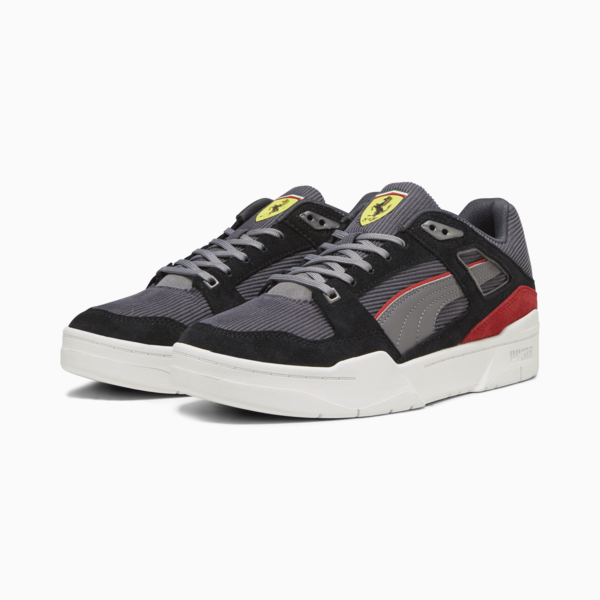 Scuderia Ferrari Slipstream Sneakers, Smoked Pearl-PUMA Black-Warm White, large-ZAF