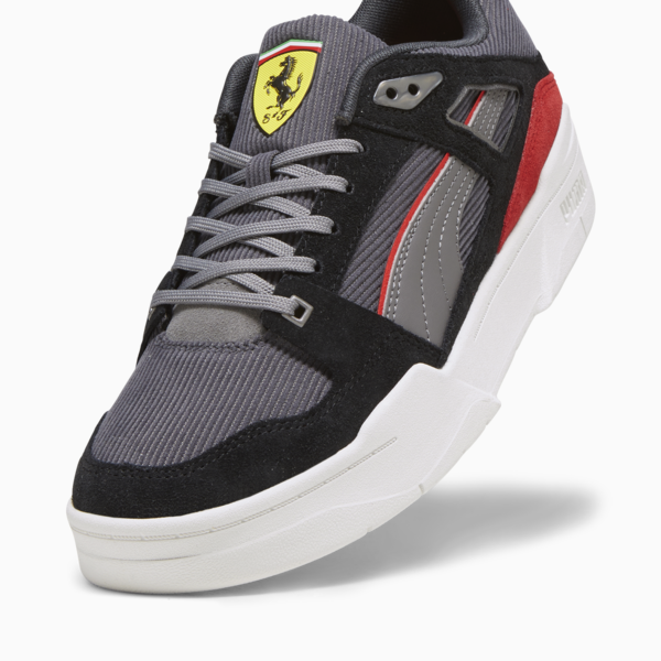 Scuderia Ferrari Slipstream Sneakers, Smoked Pearl-PUMA Black-Warm White, large-ZAF