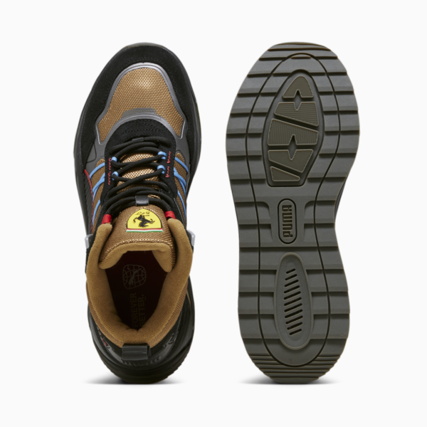 Scuderia Ferrari Trinity Mid WTR Sneakers, Toasted-PUMA Black, large-ZAF