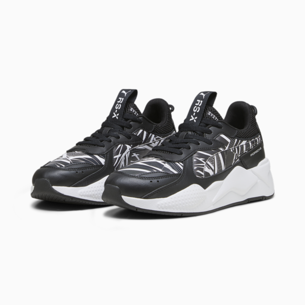 Porsche Legacy RS-X Camo Sneakers, PUMA Black-PUMA White, large-ZAF