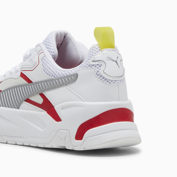 Scuderia Ferrari Trinity Sneakers, PUMA White-PUMA Silver-Rosso Corsa, large-ZAF