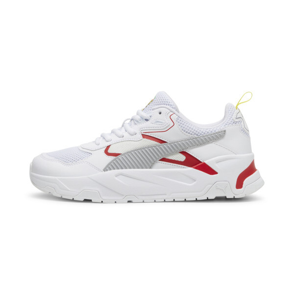 Scuderia Ferrari Trinity Sneakers, PUMA White-PUMA Silver-Rosso Corsa, large-ZAF