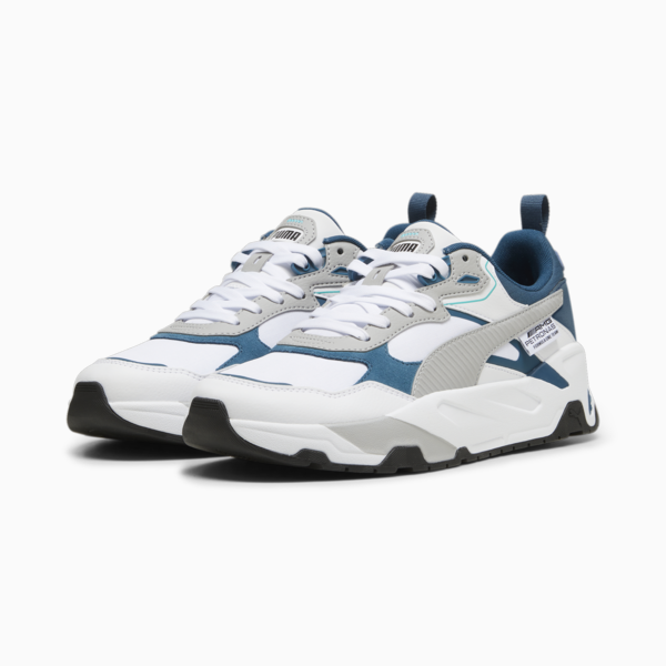 Mercedes-AMG PETRONAS Trinity Sneakers, PUMA White-Ocean Tropic, large-ZAF