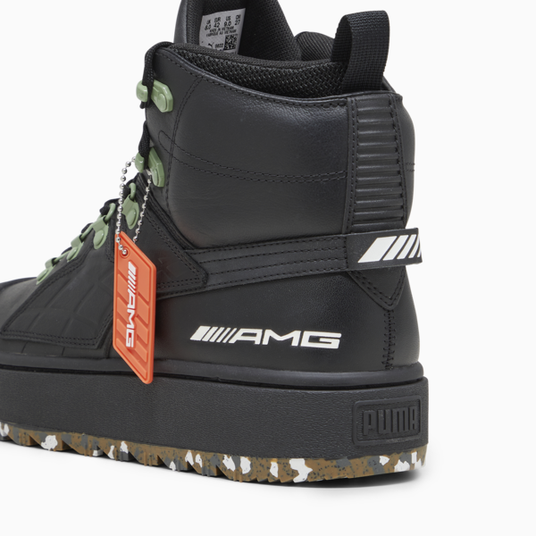 Mercedes-AMG Ren Boot, PUMA Black-Dusty Green, large-ZAF