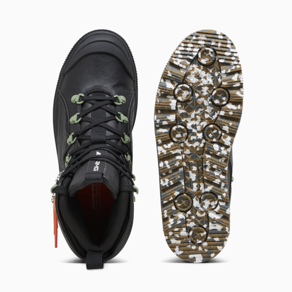 Mercedes-AMG Ren Boot, PUMA Black-Dusty Green, large-ZAF