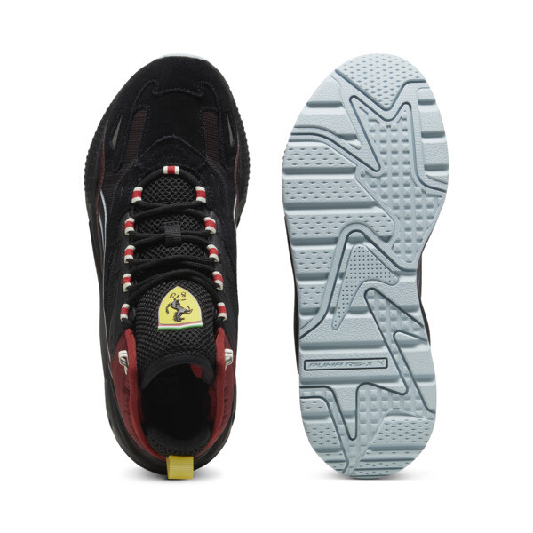 Scuderia Ferrari RS-X Mid Sneakers, PUMA Black-Intense Red-Frosted Dew, large-ZAF