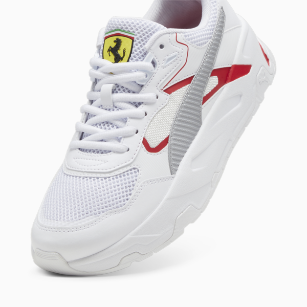 Zapatillas Scuderia Ferrari Trinity para hombre, PUMA White-PUMA Silver-Rosso Corsa, large-ARG
