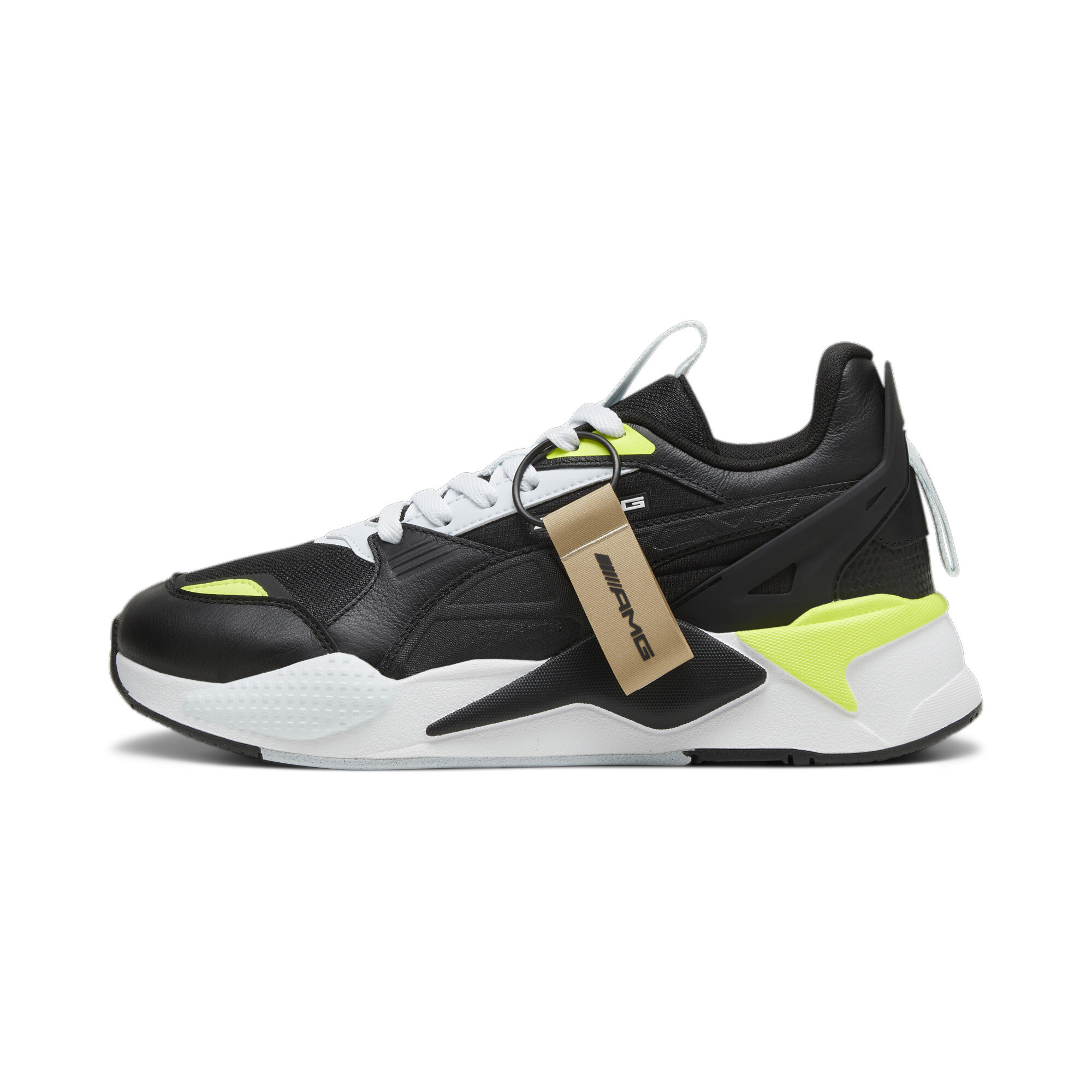 Puma AMG RS-X T Sneakers, Black, Size 39, Shoes