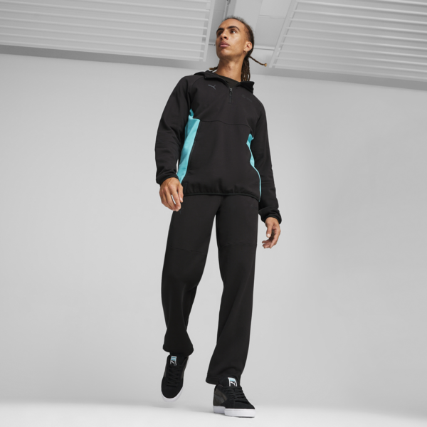 Mercedes AMG-Petronas F1® Suede Unisex Sneakers, PUMA Black-Flat Dark Gray-Sheen Green, large-ZAF