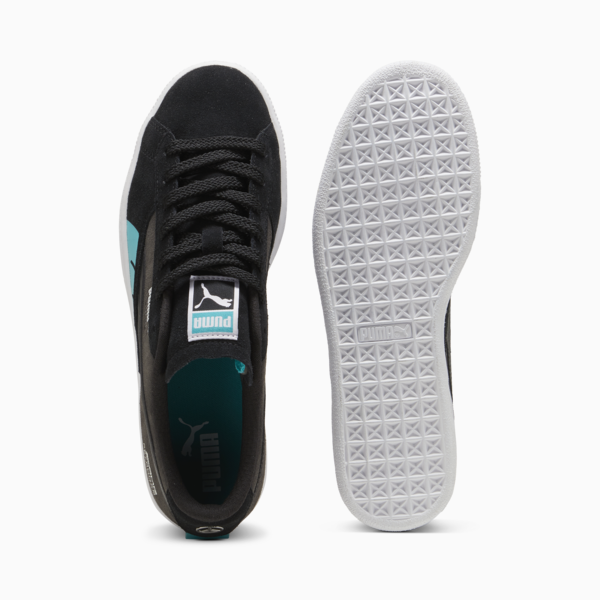 Mercedes AMG-Petronas F1® Suede Unisex Sneakers, PUMA Black-Flat Dark Gray-Sheen Green, large-ZAF