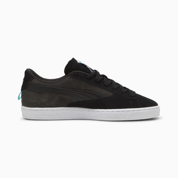 Mercedes AMG-Petronas F1® Suede Unisex Sneakers, PUMA Black-Flat Dark Gray-Sheen Green, large-ZAF