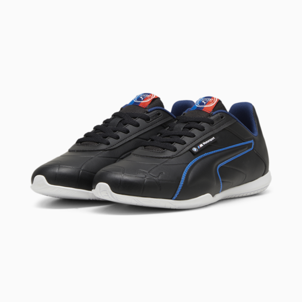BMW M Motorsport Tune Cat Driving Shoes, PUMA Black-Cool Cobalt, large-ZAF