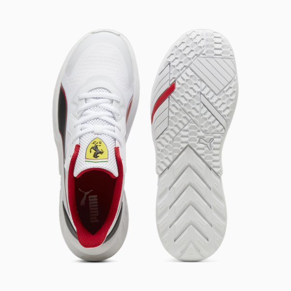 Zapatillas Ferrari Maco SL 2.0, PUMA White-Rosso Corsa, large-ARG