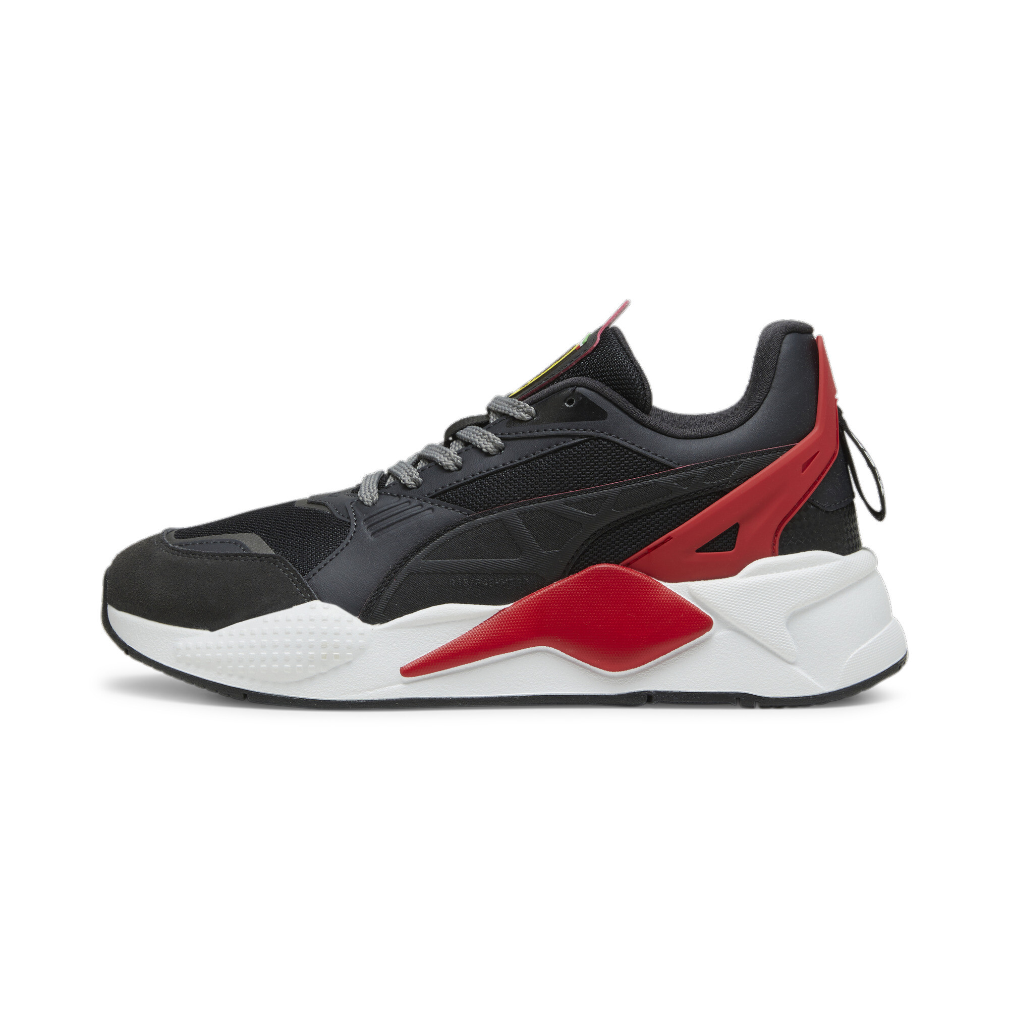 Puma rs x outlet noir et rose