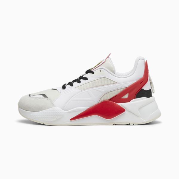 Ferrari RS-X Unisex Sneakers, Frosted Ivory-PUMA White-Rosso Corsa, large-ZAF