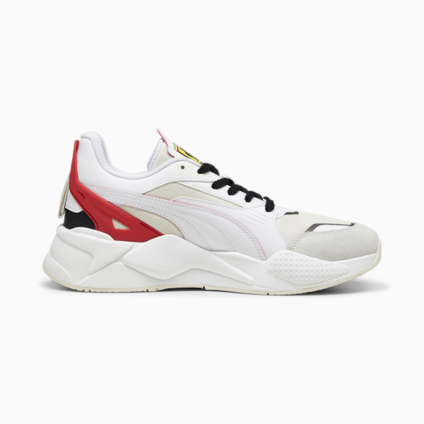 Zapatillas Ferrari RS-X unisex, Frosted Ivory-PUMA White-Rosso Corsa, large-ARG
