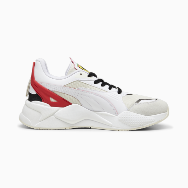 Ferrari RS-X Unisex Sneakers, Frosted Ivory-PUMA White-Rosso Corsa, large-ZAF