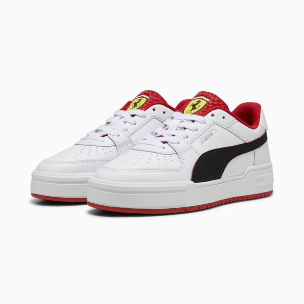 Scuderia Ferrari CA Pro Sneakers, PUMA White-PUMA Black, large-ZAF