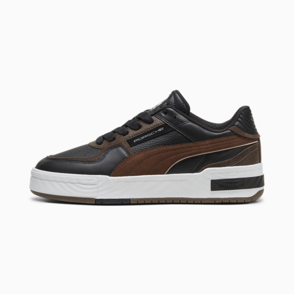 Porsche Legacy CA Pro Crush Unisex Sneakers, PUMA Black-Chestnut Brown, large-ZAF