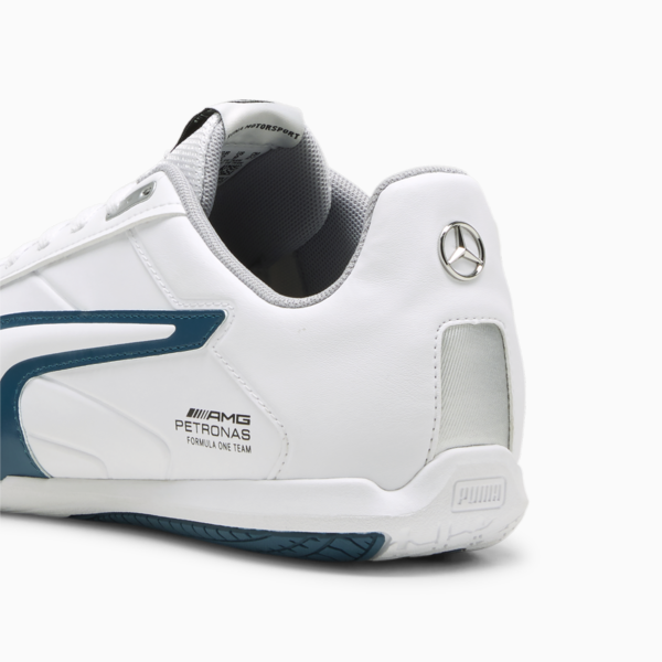 Mercedes-AMG Petronas Motorsport Tune Cat Driving Shoes, PUMA White-Ocean Tropic, large-MEX