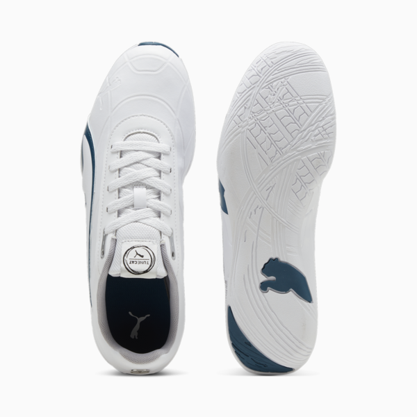 Mercedes-AMG Petronas Motorsport Tune Cat Driving Shoes, PUMA White-Ocean Tropic, large-MEX